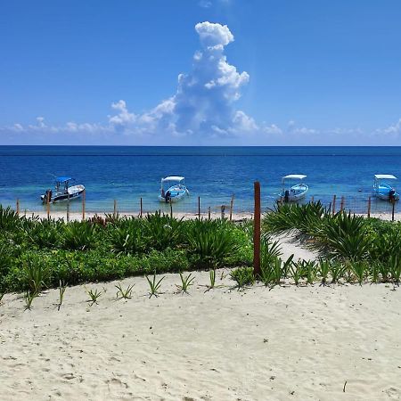 Casa Lucia Beachfront Puerto Morelos Buitenkant foto