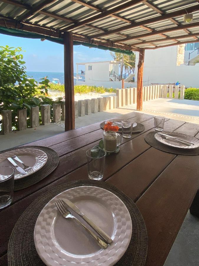 Casa Lucia Beachfront Puerto Morelos Buitenkant foto