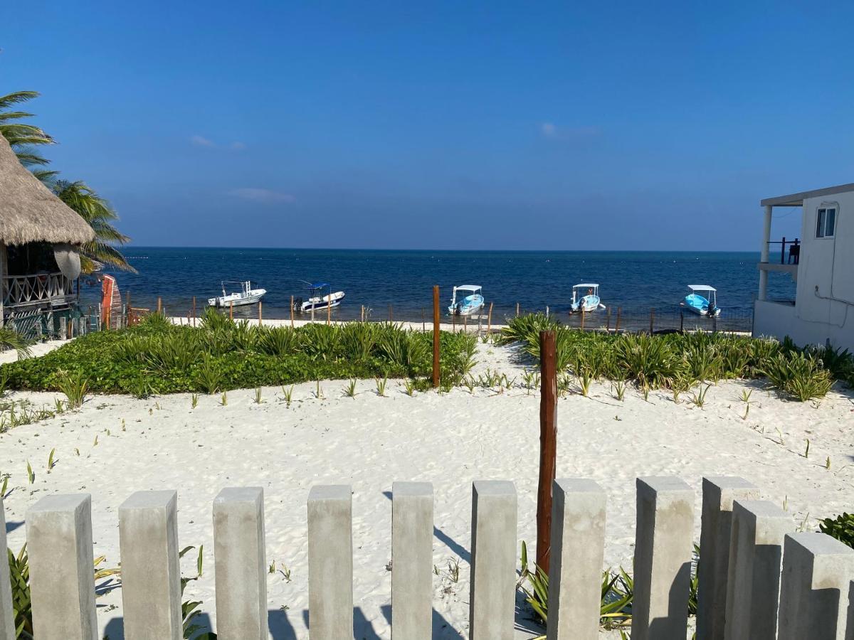 Casa Lucia Beachfront Puerto Morelos Buitenkant foto