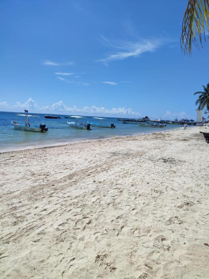 Casa Lucia Beachfront Puerto Morelos Buitenkant foto