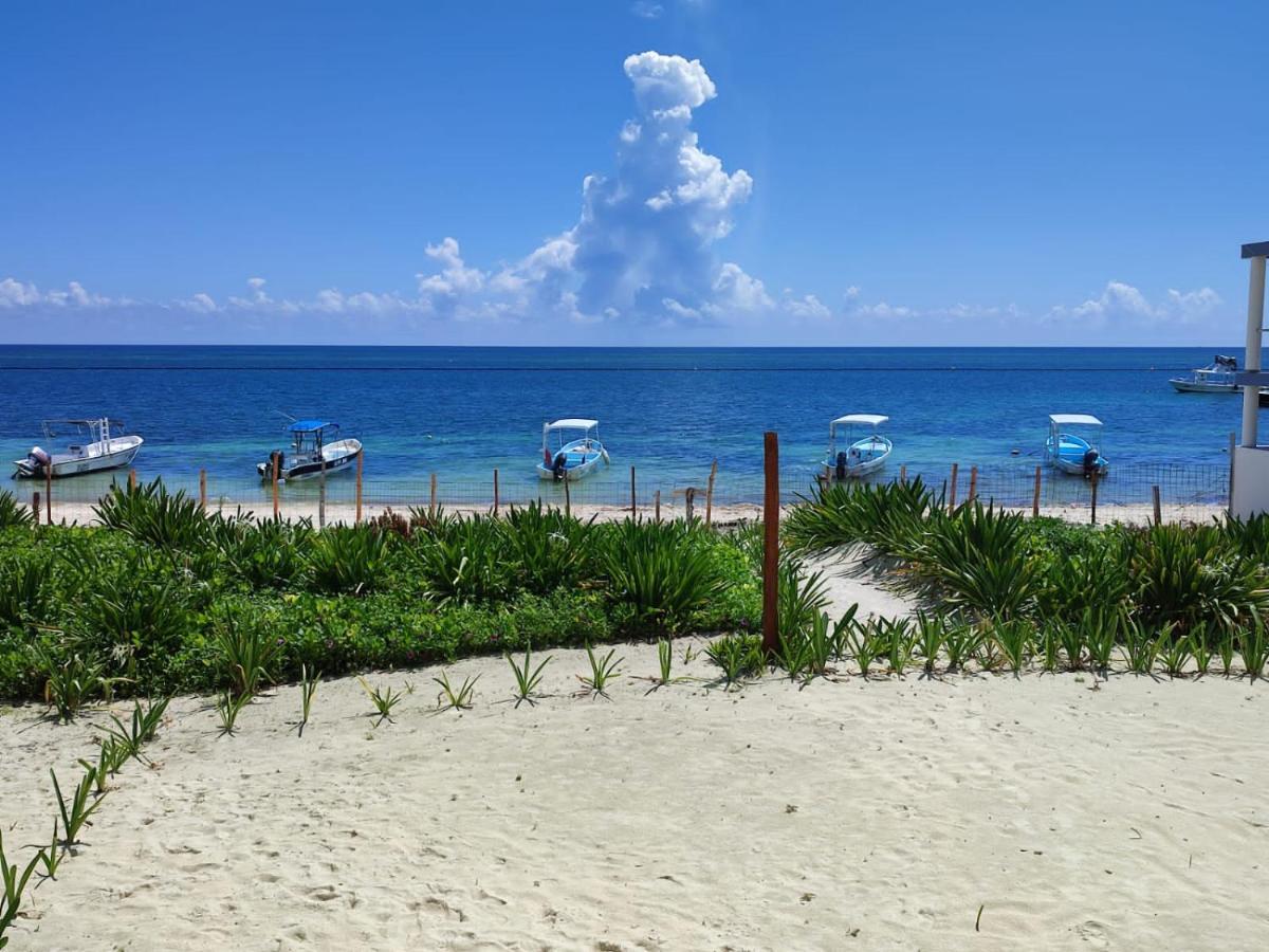 Casa Lucia Beachfront Puerto Morelos Buitenkant foto